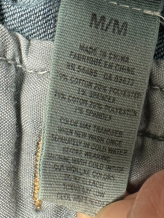 American Eagle cropped denim jean jacket boyfriend fit Medium - Picture 6 of 9